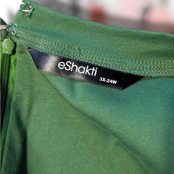 🆕 Eshakti Fit and Flare Retro Cut Midi Dress size 3X - Picture 6 of 6